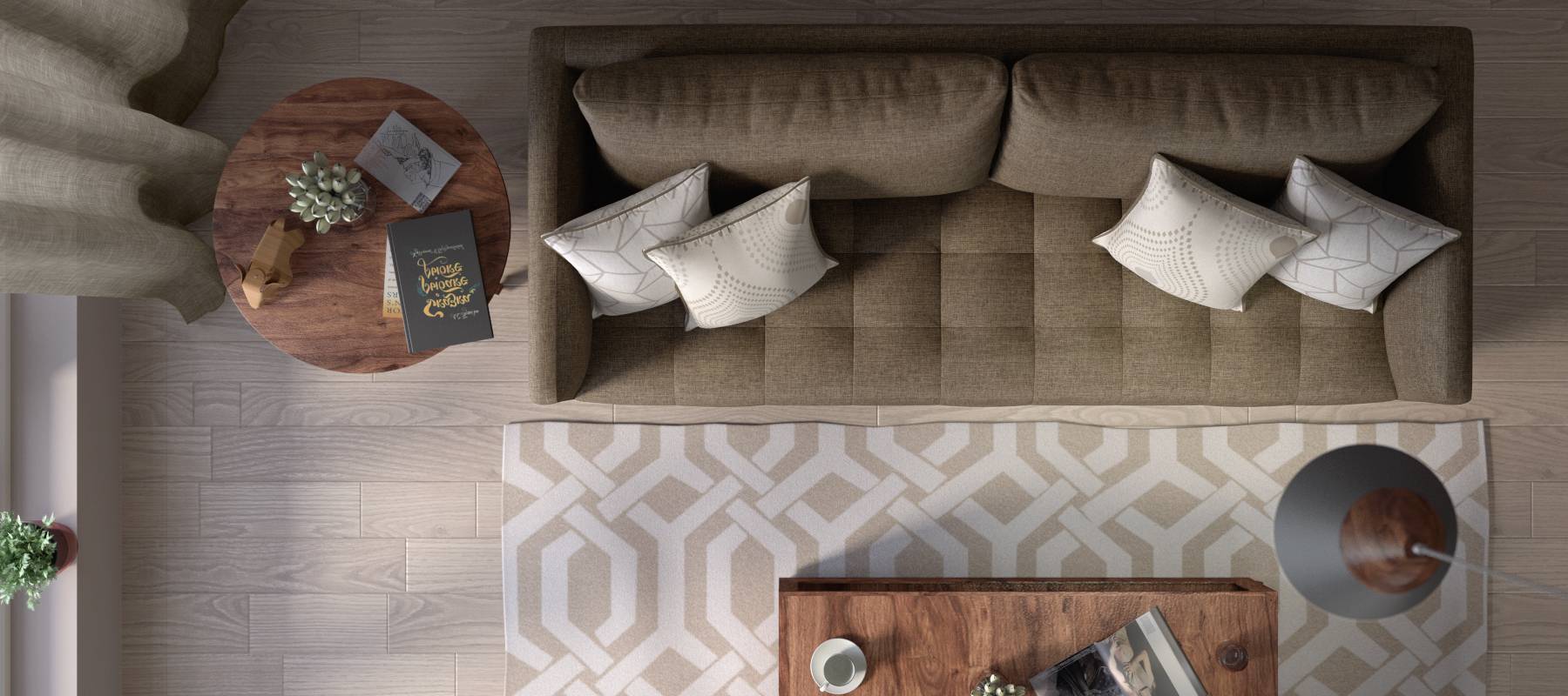 Florence Compact Sofa (Dune Brown)